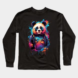 Panda Nebula Long Sleeve T-Shirt